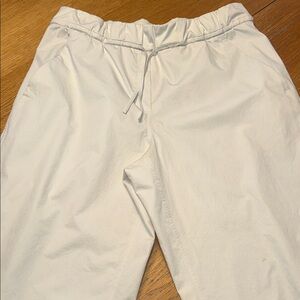 Lululemon Athletica Cream Drawstring Joggers